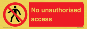 No unauthorised access